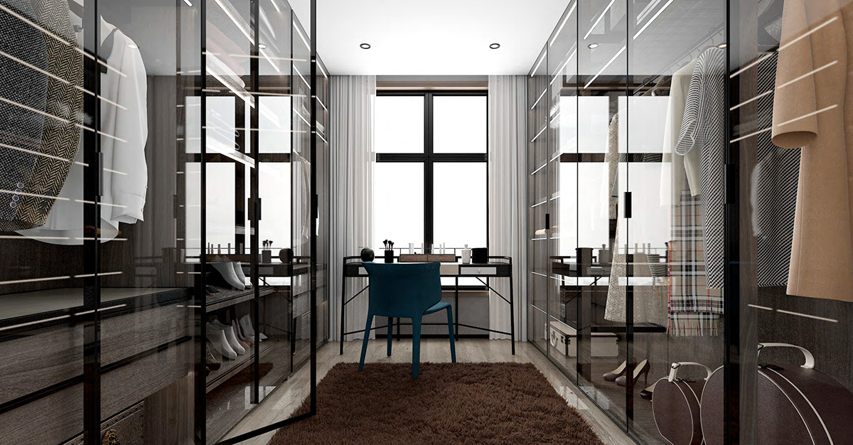 衣帽间柜类体系定制